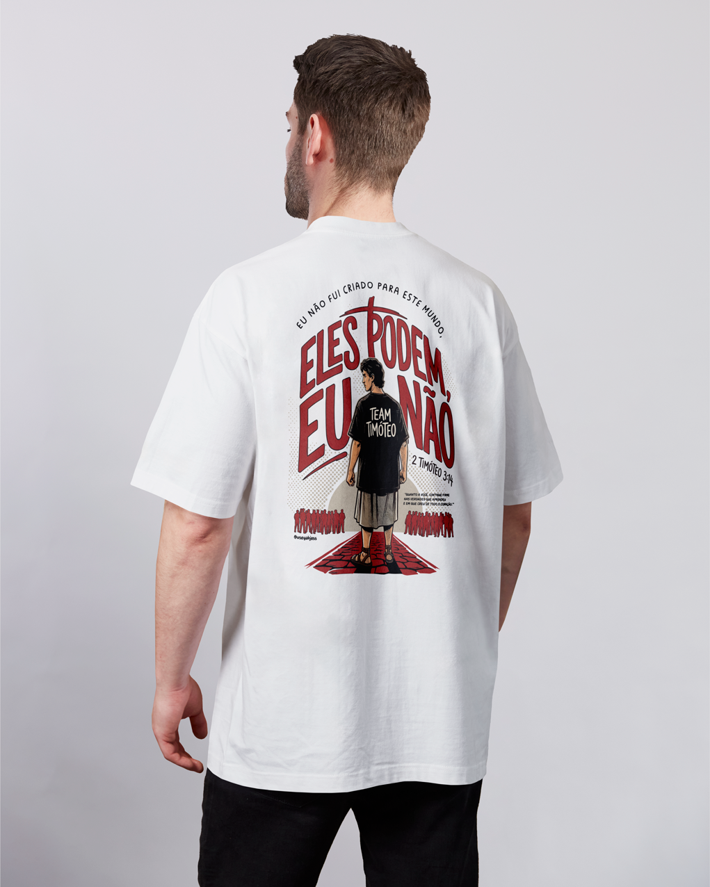Camiseta Oversized Premium Unissex - Team Timóteo Masculina V1 Yahjess