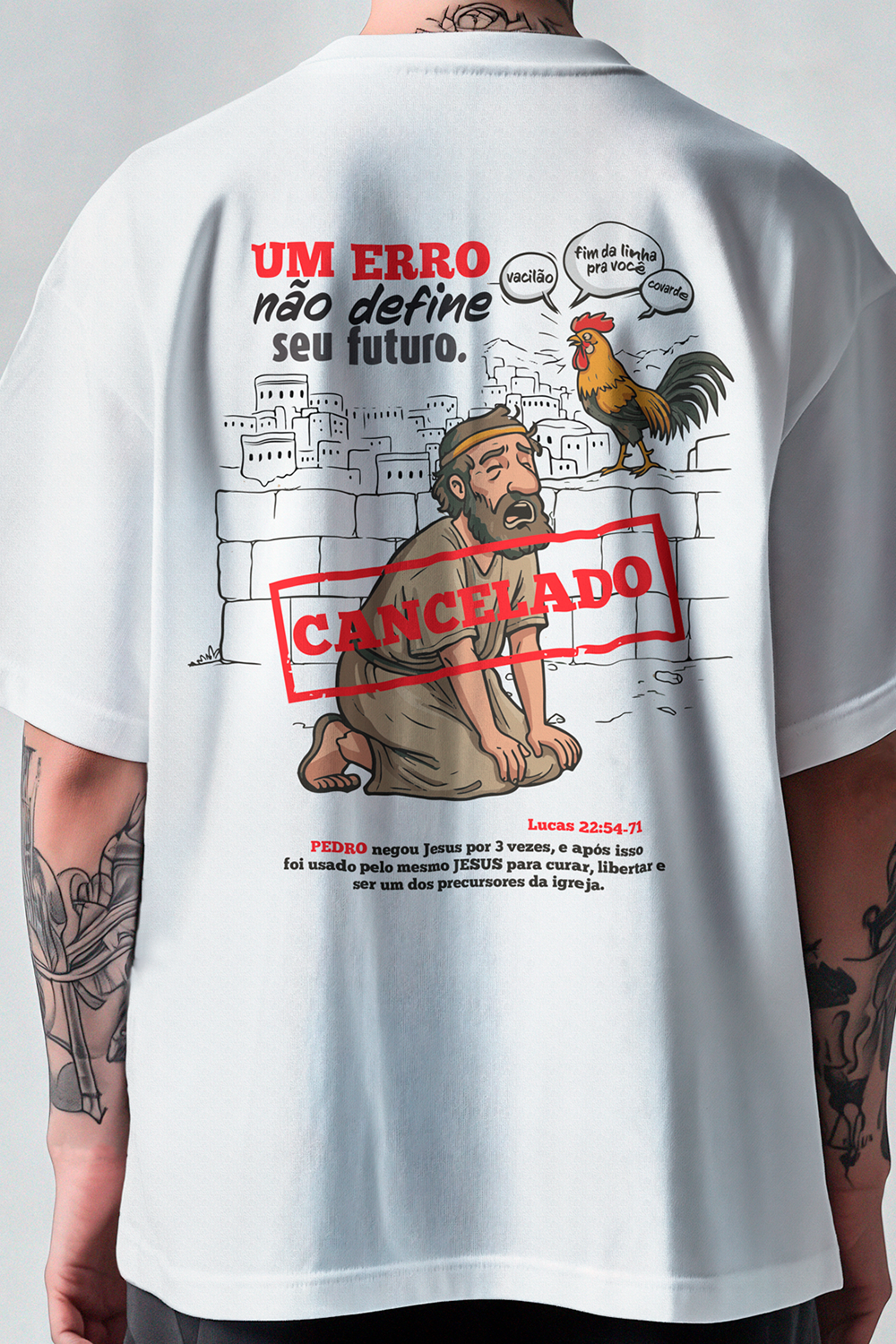 Camiseta Oversized Premium Unissex - Pedro Yahjess