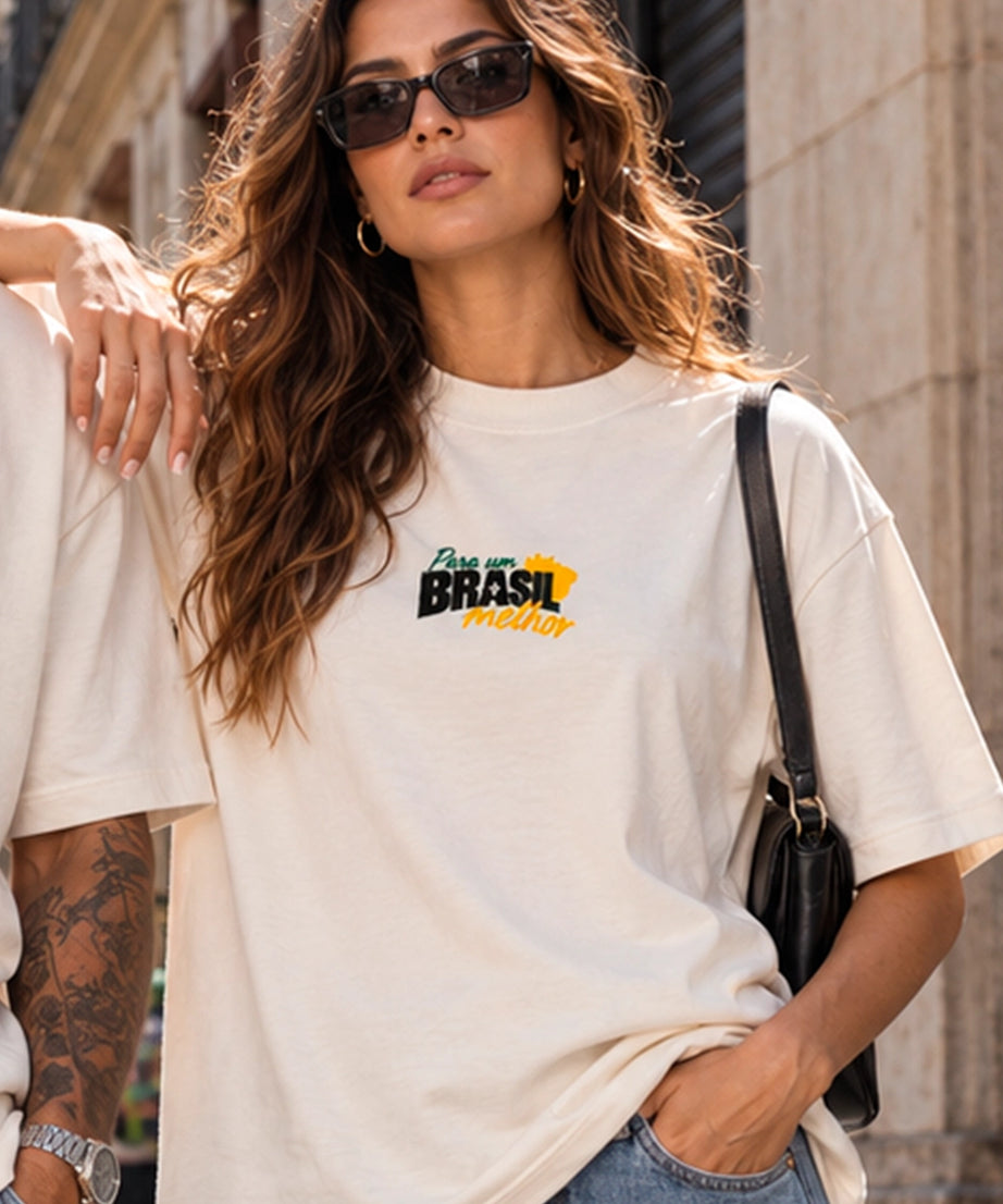 Camiseta Eleições 2026 Oversized Unissex
