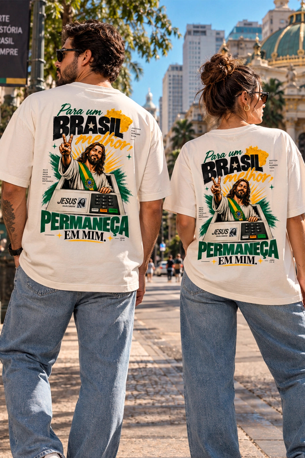 Camiseta Eleições 2026 Oversized Unissex