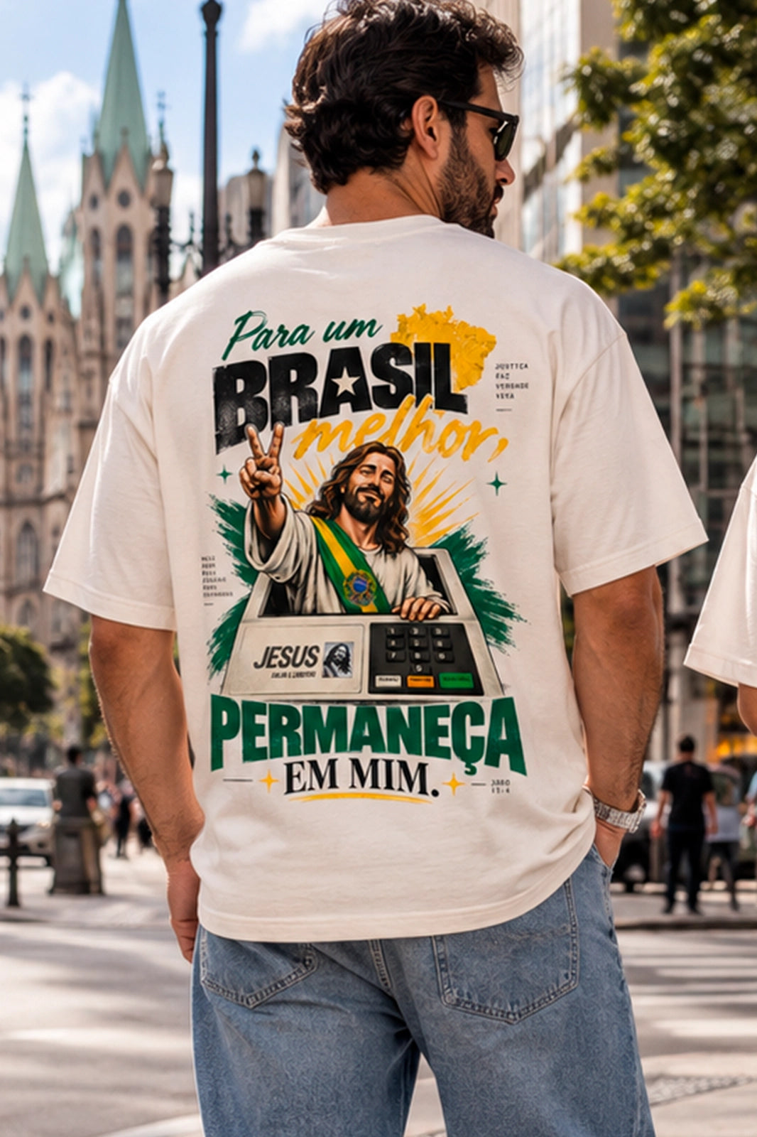 Camiseta Eleições 2026 Oversized Unissex