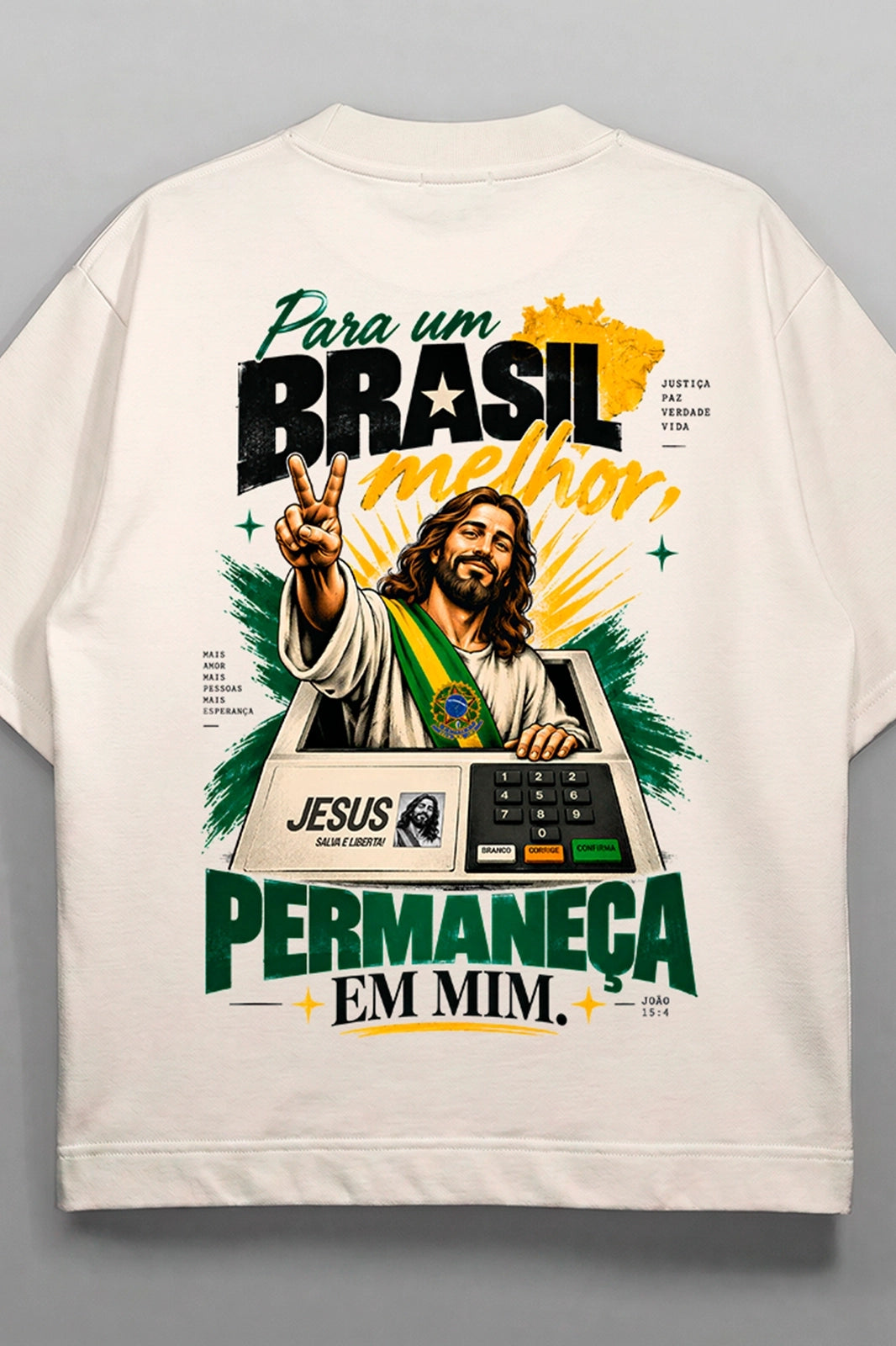 Camiseta Eleições 2026 Oversized Unissex