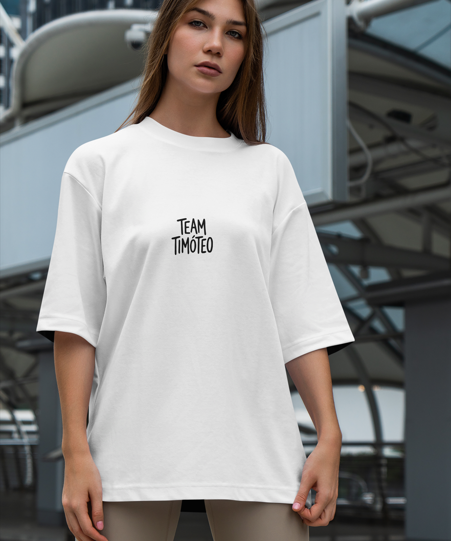 Camiseta Oversized Premium Unissex - Team Timóteo Feminina V1 Yahjess