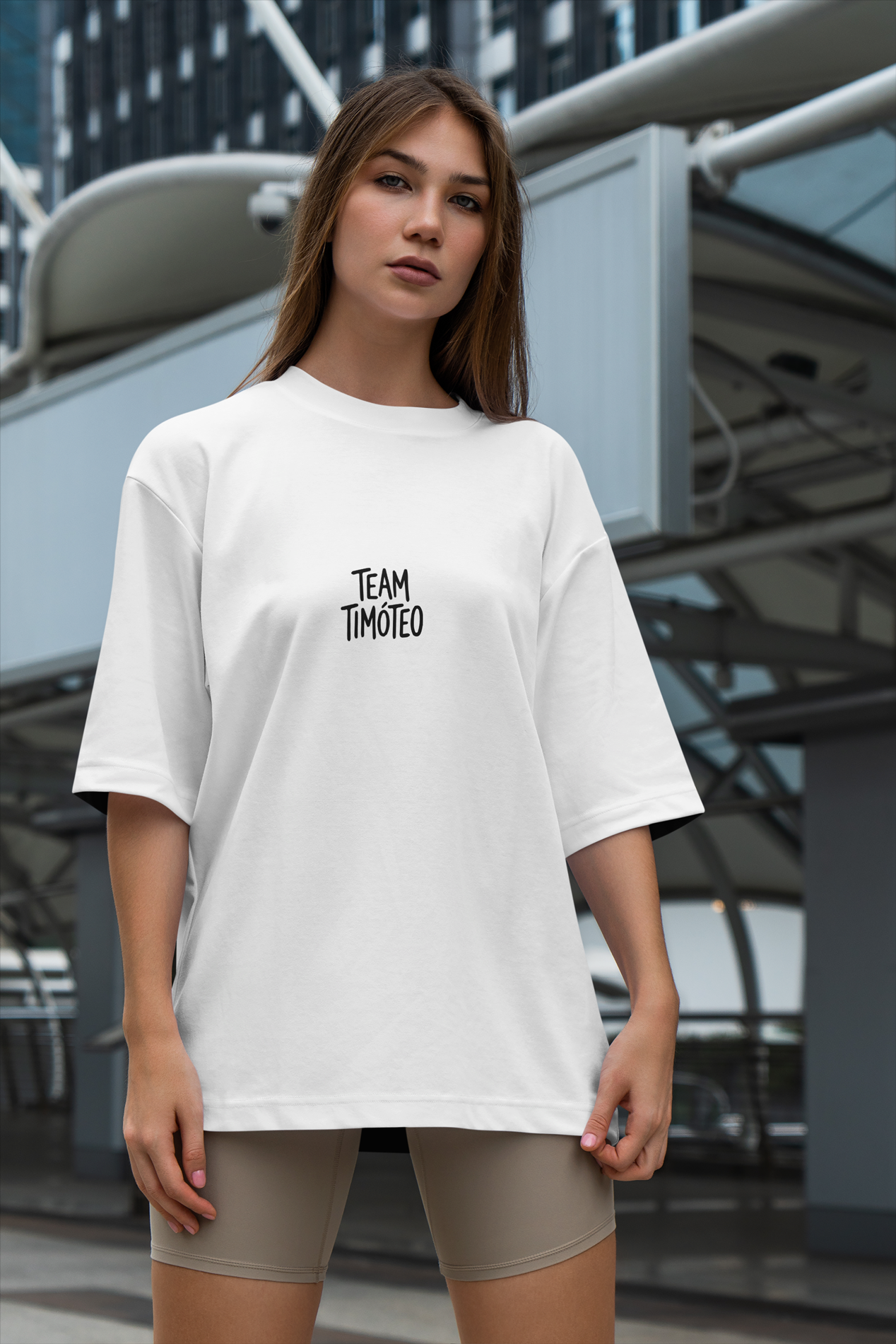Camiseta Oversized Premium Unissex - Team Timóteo Feminina V1 Yahjess