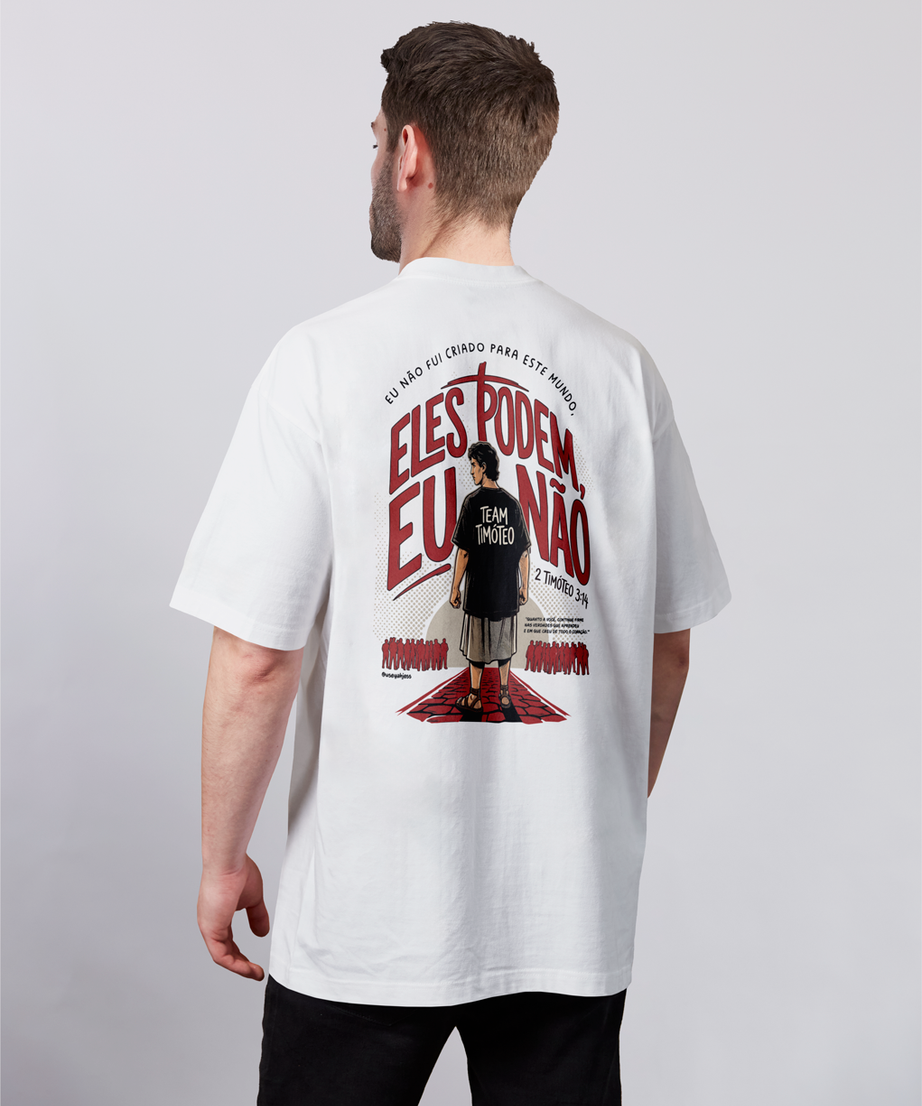 Camiseta Oversized Premium Unissex - Team Timóteo Masculina V1 Yahjess