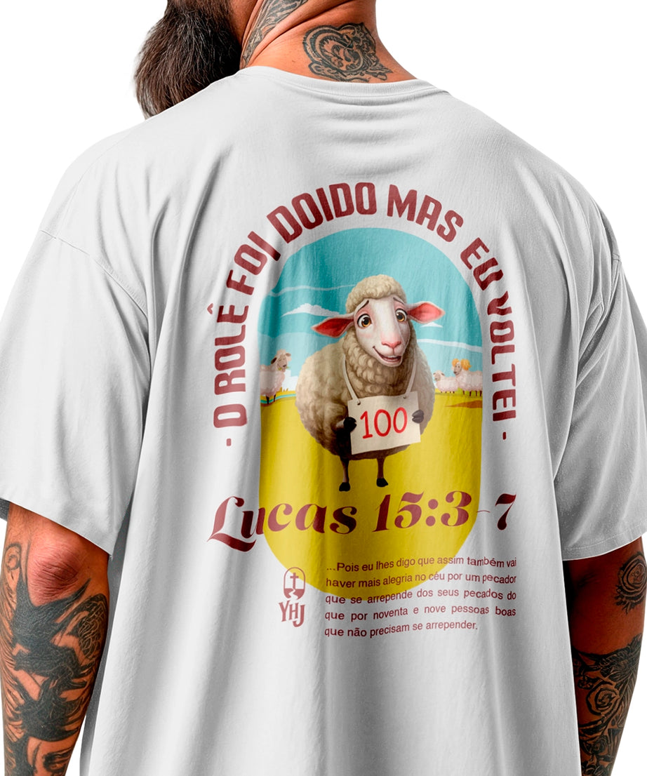 Camiseta Oversized Premium Unissex - O Rolê Foi Doido Yahjess