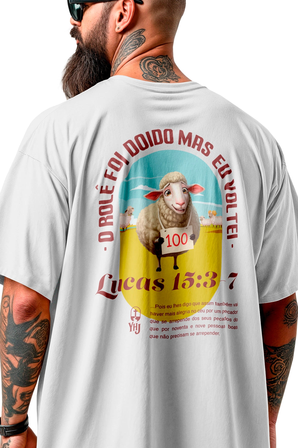 Camiseta Oversized Premium Unissex - O Rolê Foi Doido Yahjess