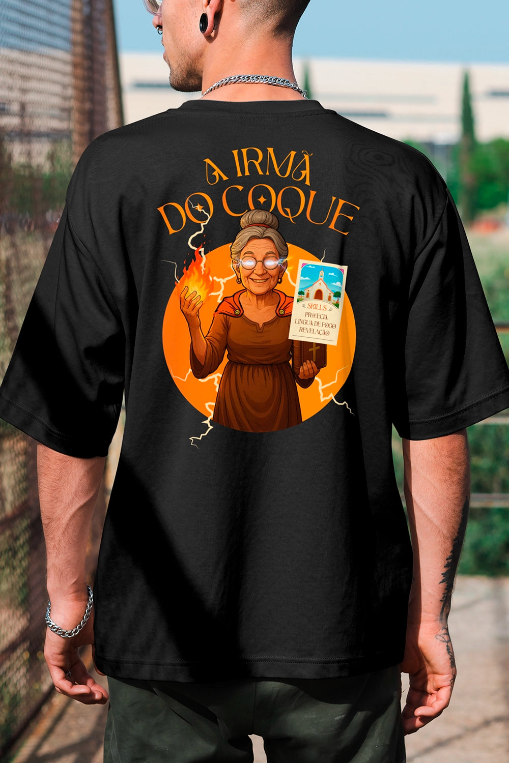 Camiseta Oversized Premium Unissex - Irmã do Coque Yahjess