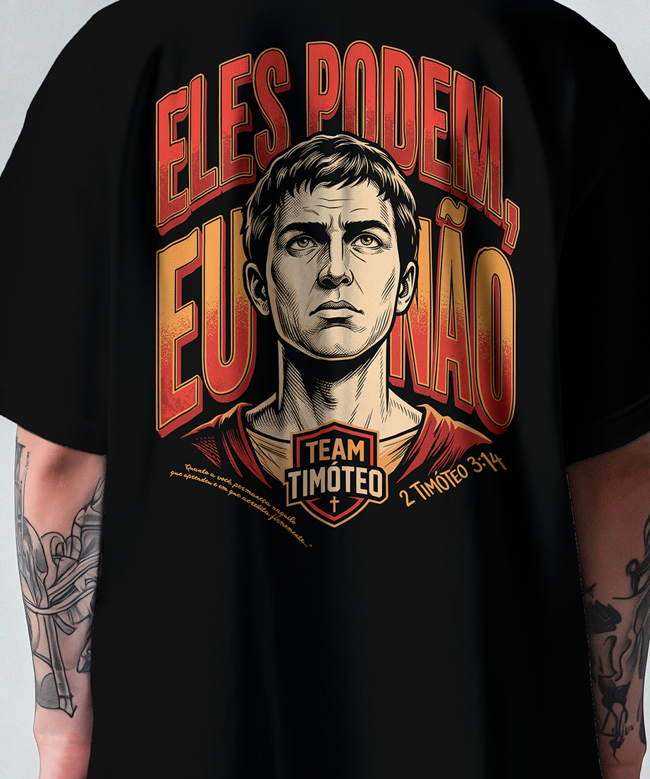 Camiseta Oversized Premium Unissex - Team Timóteo V2 Yahjess