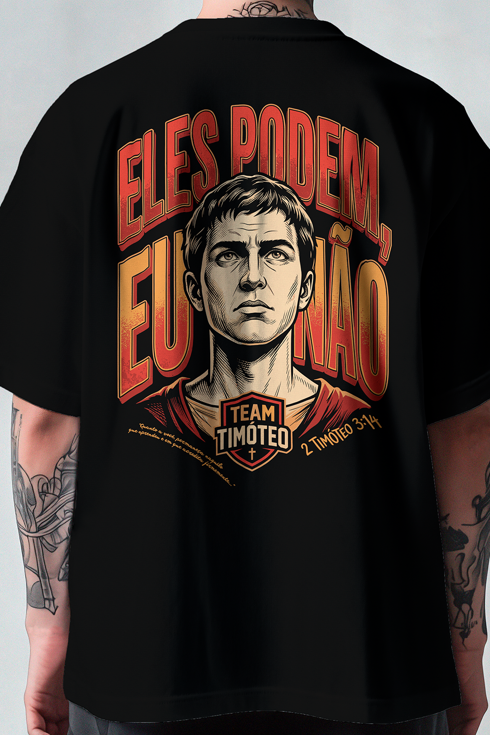 Camiseta Oversized Premium Unissex - Team Timóteo V2 Yahjess