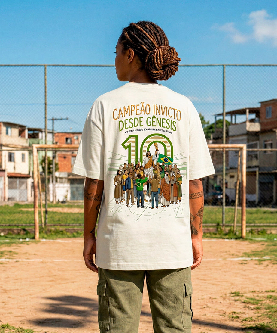 Camiseta Oversized Edição Especial Copa do Mundo 2026 Yahjess