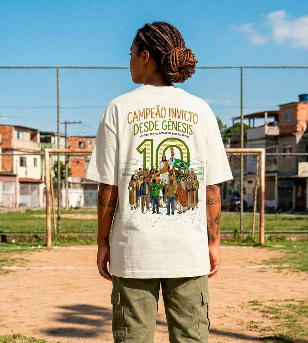 Camiseta Oversized Edição Especial Copa do Mundo 2026 Yahjess