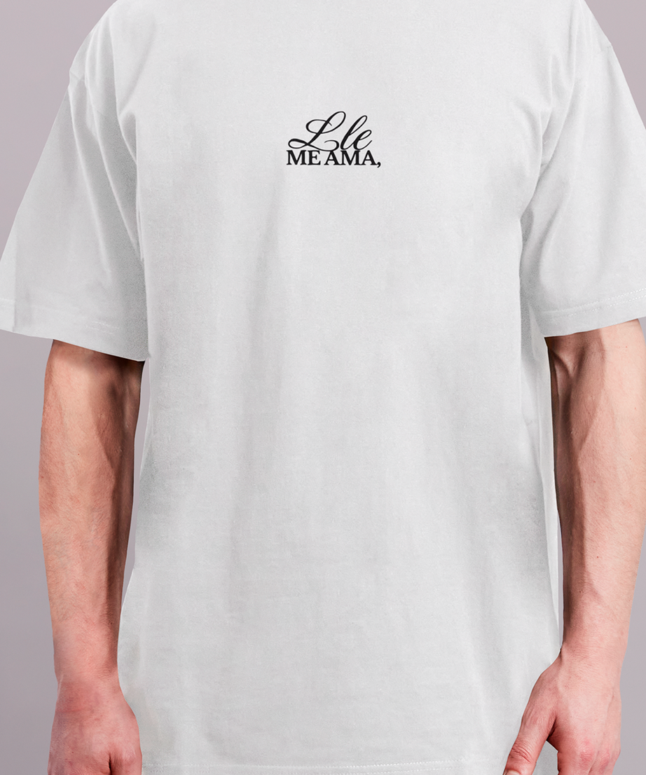Camiseta Oversized Premium Unissex - Me ama/Como pode me amar Yahjess