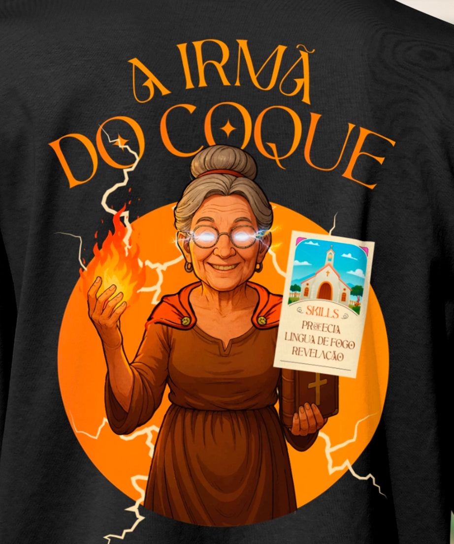 Camiseta Oversized Premium Unissex - Irmã do Coque Yahjess