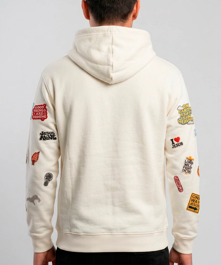 Moletom Unissex Team Jesus Off White Yahjess