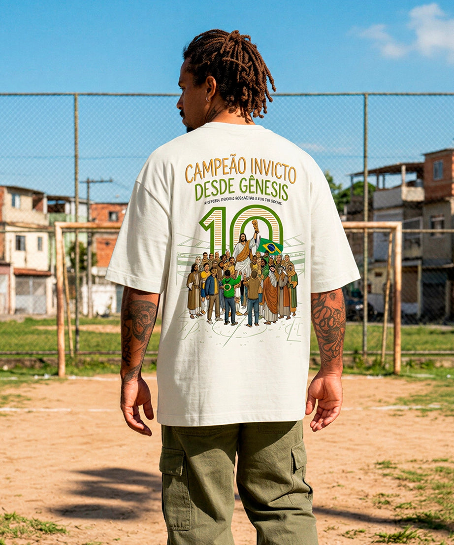 Camiseta Oversized Edição Especial Copa do Mundo 2026 Yahjess