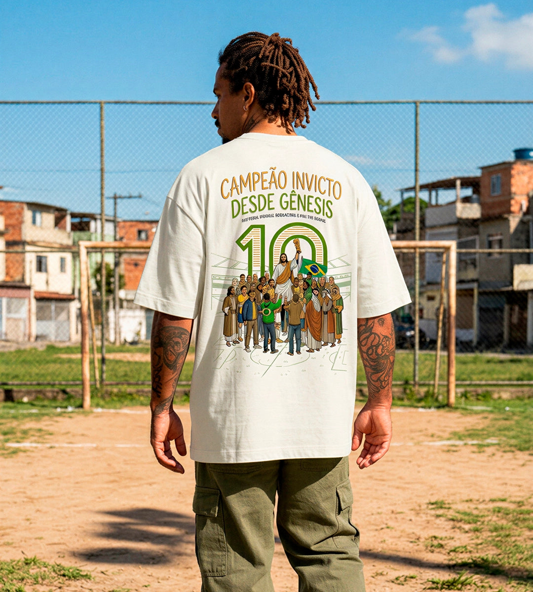 Camiseta Oversized Edição Especial Copa do Mundo 2026 Yahjess