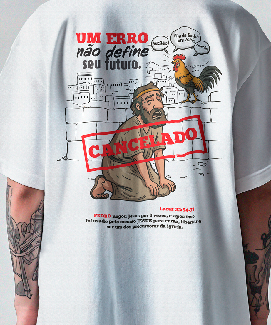 Camiseta Oversized Premium Unissex - Pedro Yahjess