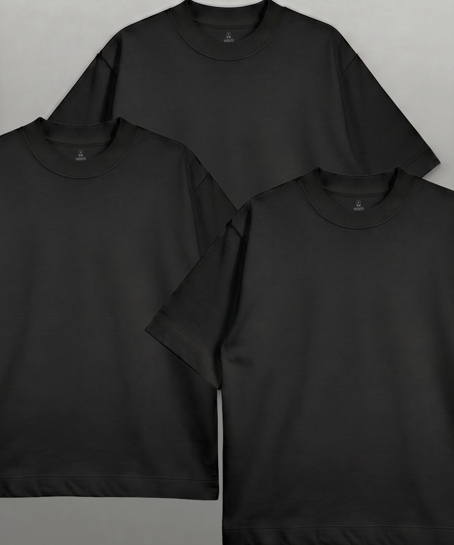 Kit 3 Oversized Essential | Yahjess