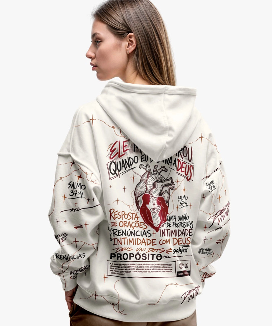Moletom Feminino Deus Uniu Casal | Yahjess