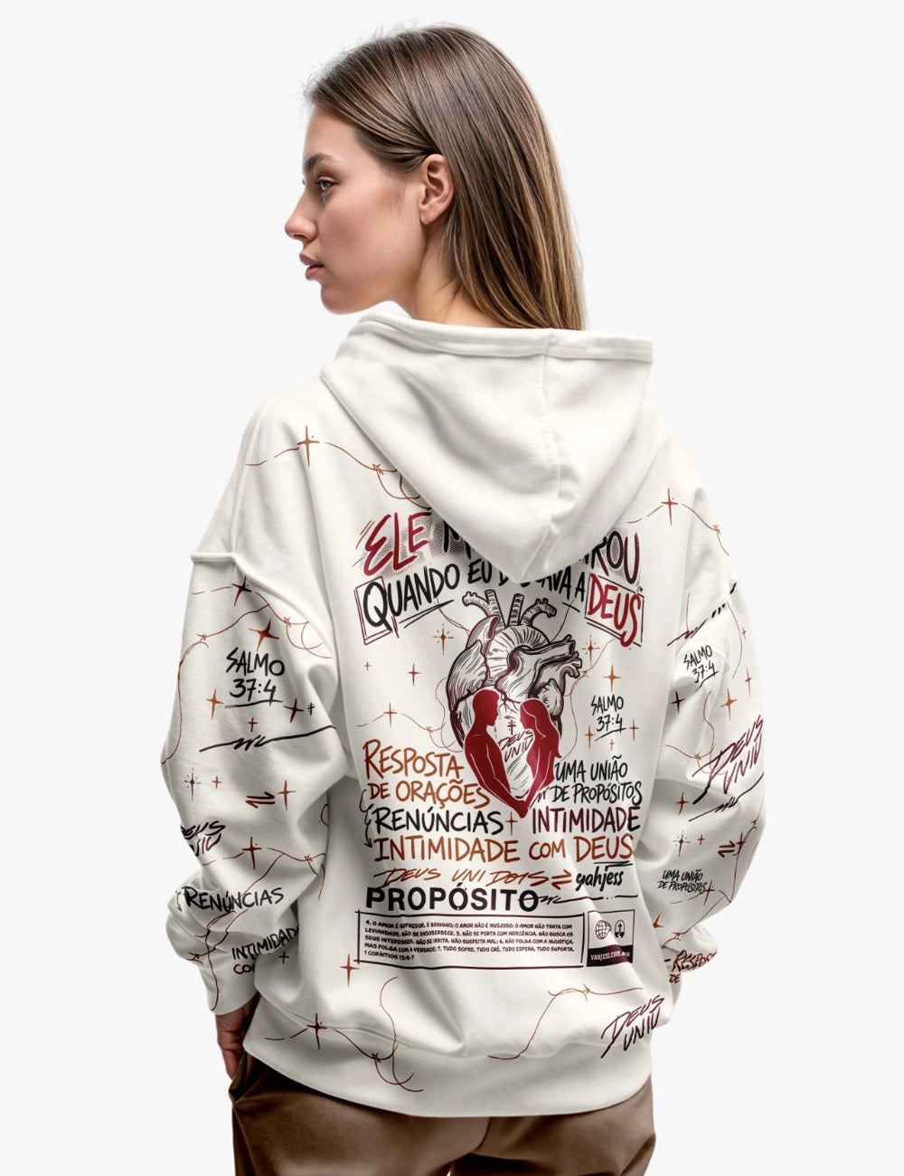 Moletom Feminino Deus Uniu Casal | Yahjess
