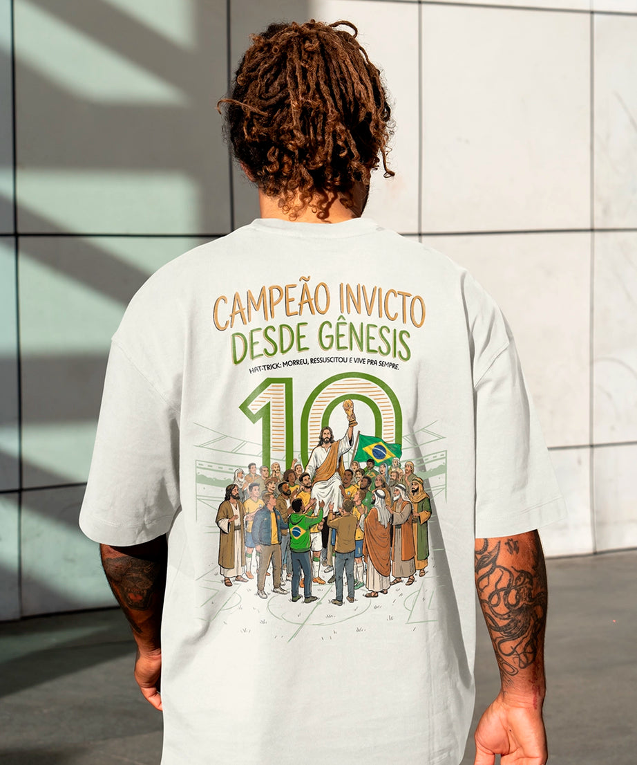 Camiseta Oversized Edição Especial Copa do Mundo 2026 - Yahjess