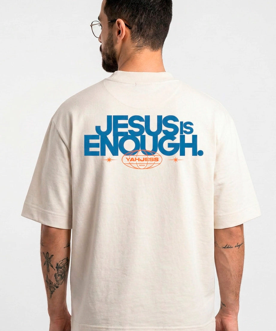 Camiseta Oversized Minimal Collection Enough - Yahjess