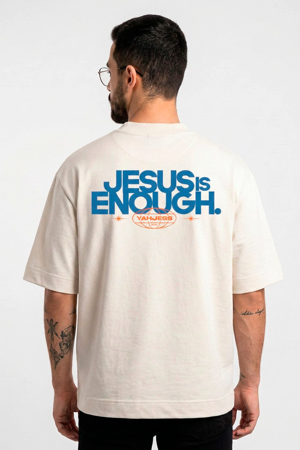 Camiseta Oversized Minimal Collection Enough - Yahjess