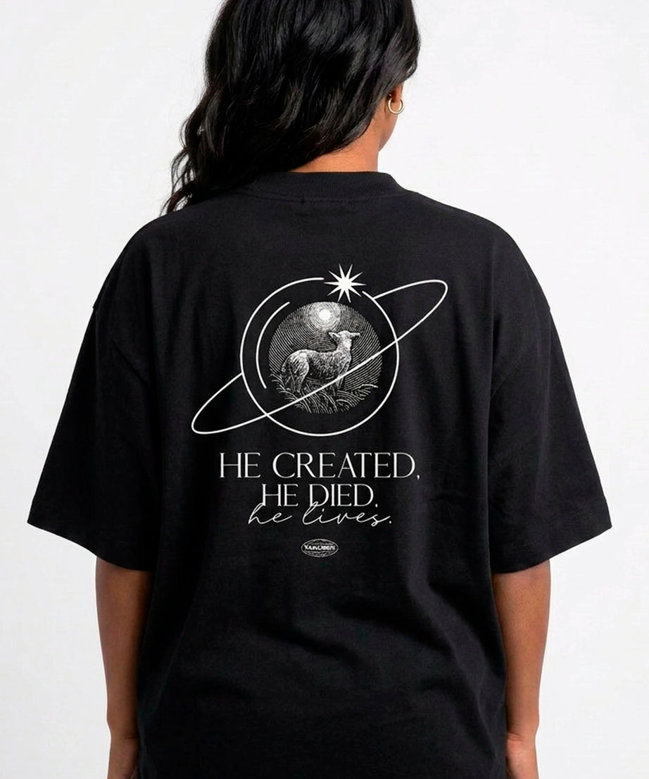Camiseta Oversized Minimal Collection Created - Yahjess