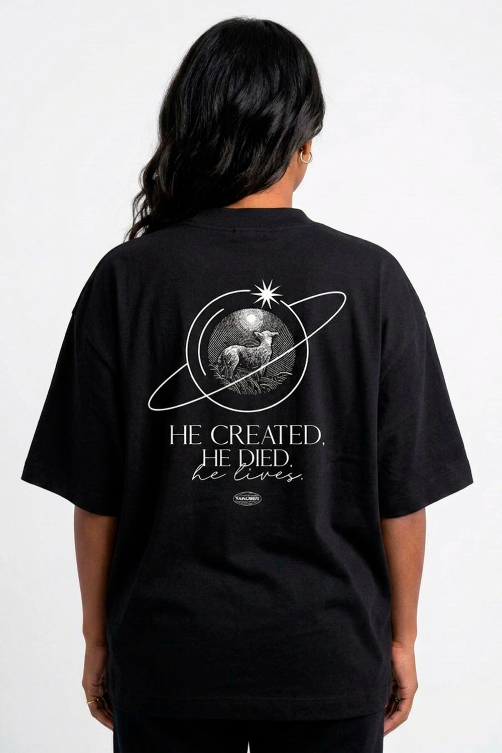 Camiseta Oversized Minimal Collection Created - Yahjess