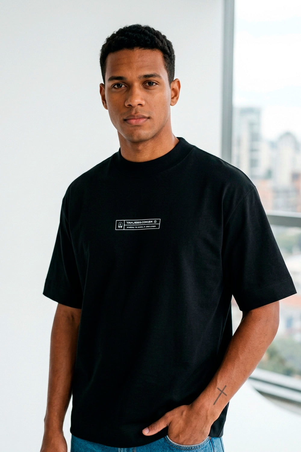 Camiseta Oversized Minimal Collection Jerusalem - Yahjess