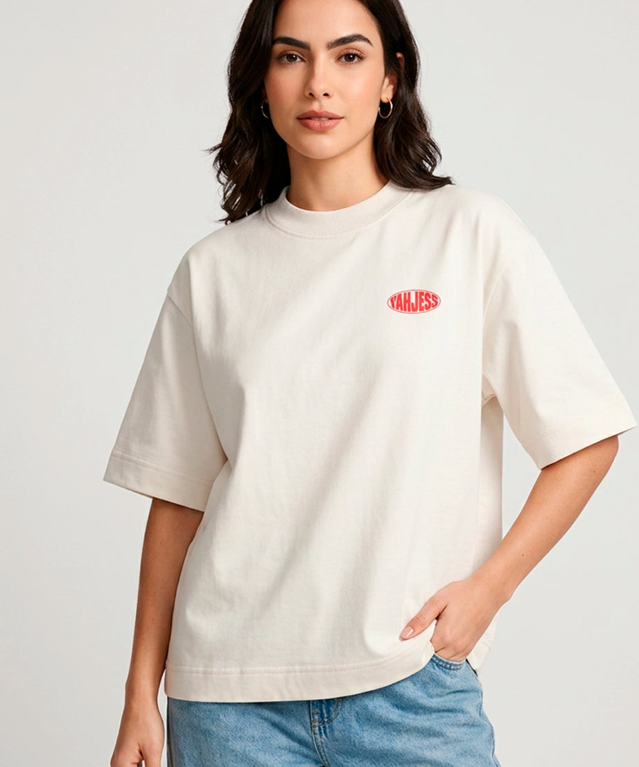 Camiseta Oversized Minimal Collection Faith - Yahjess