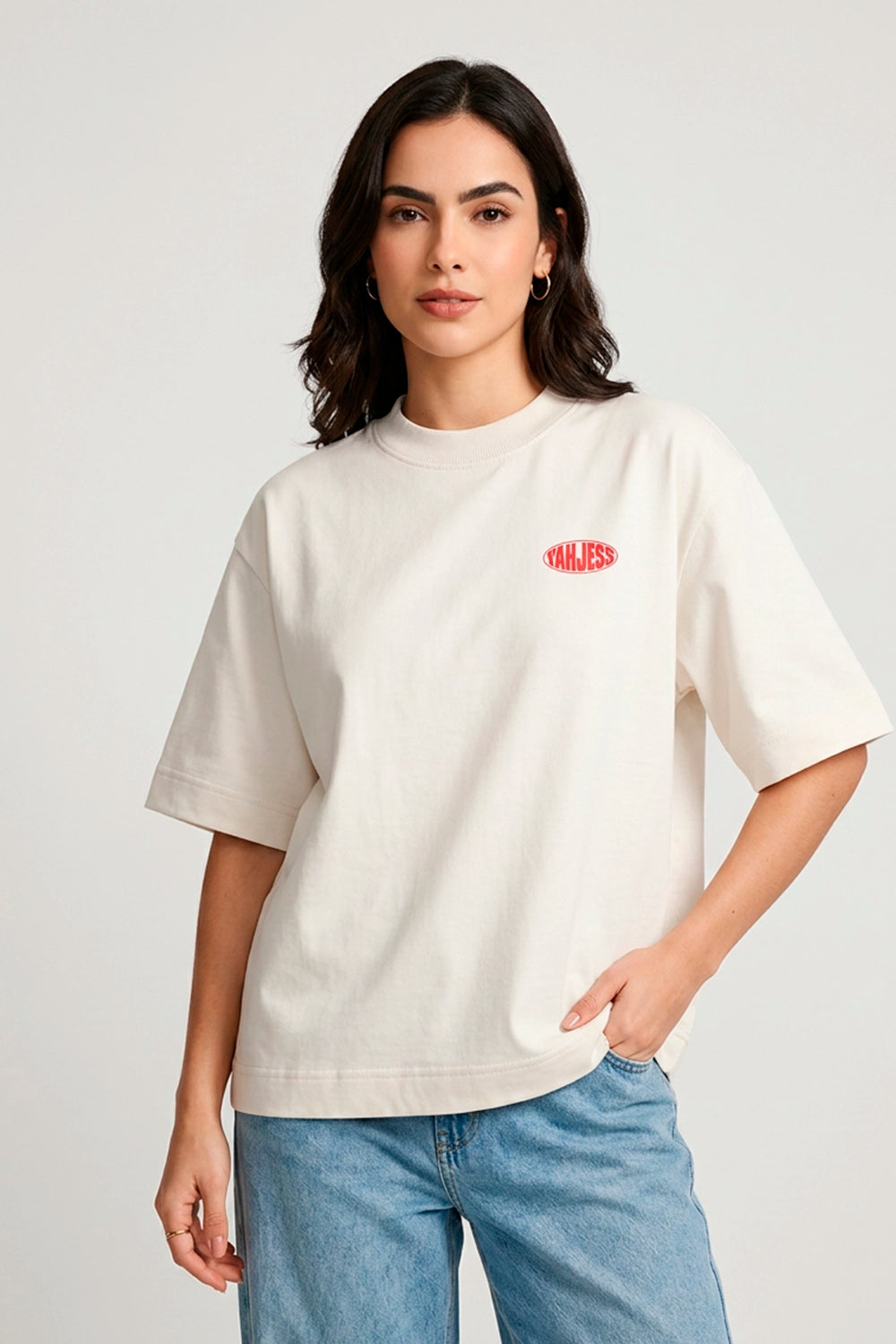 Camiseta Oversized Minimal Collection Faith - Yahjess