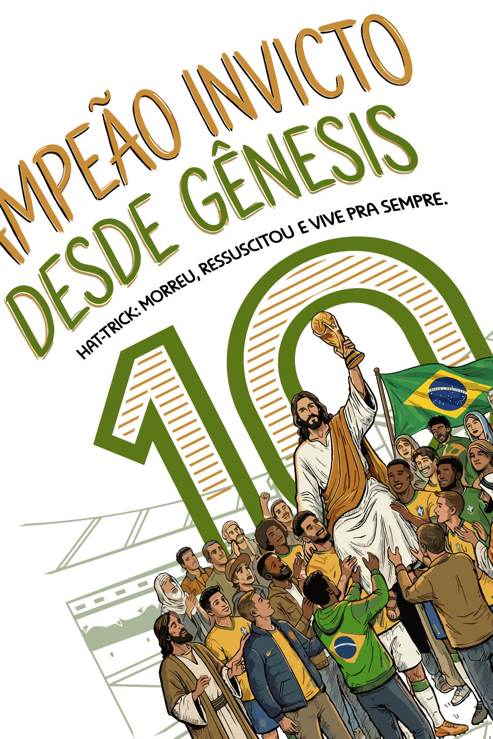 Camiseta Oversized Edição Especial Copa do Mundo 2026 - Yahjess