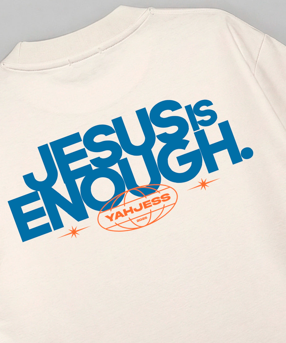 Camiseta Oversized Minimal Collection Enough - Yahjess
