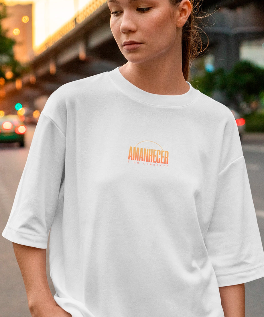 Camiseta Oversized Amanhecer - Yahjess