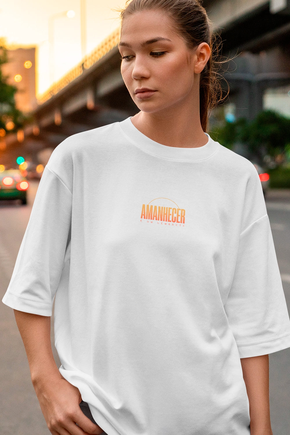 Camiseta Oversized Amanhecer - Yahjess