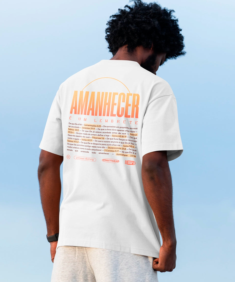 Camiseta Oversized Amanhecer - Yahjess