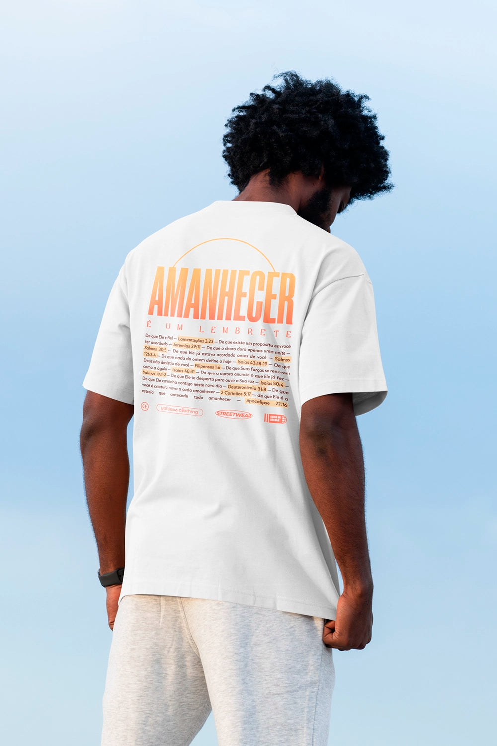 Camiseta Oversized Amanhecer - Yahjess