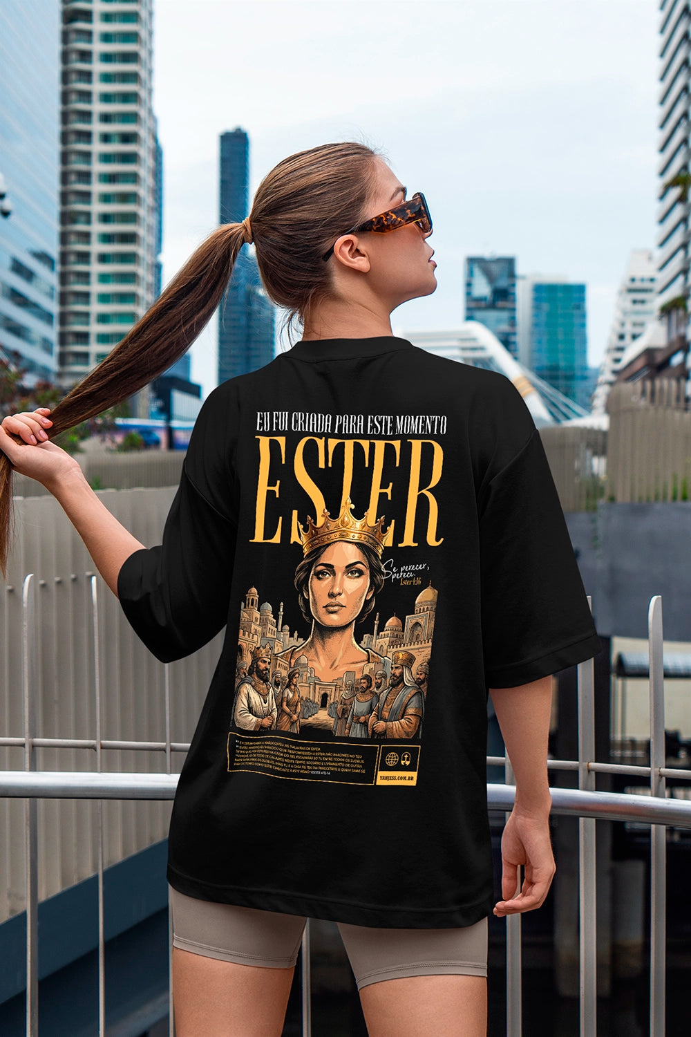 Camiseta Oversized Feminino - Ester