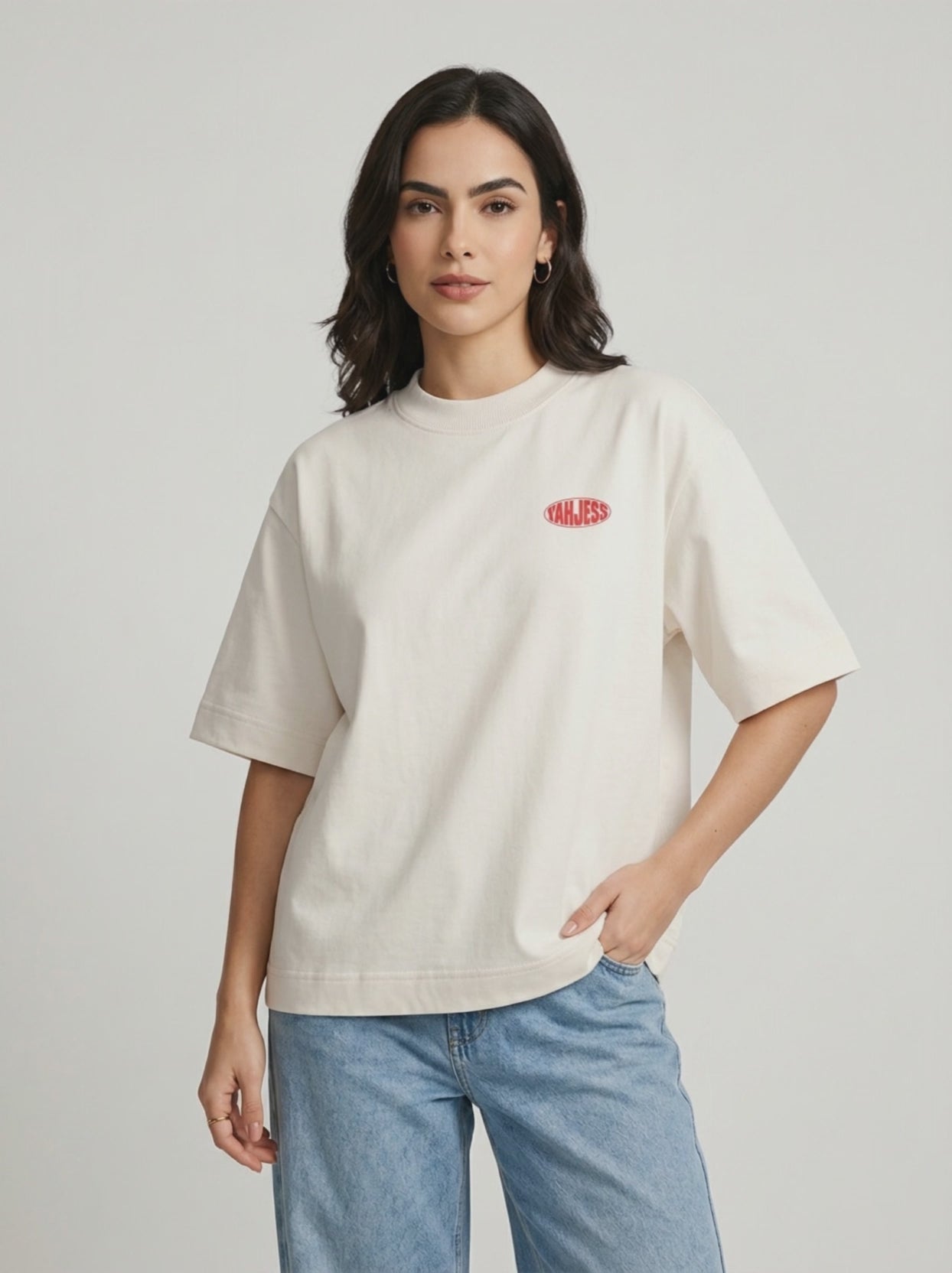 Camiseta Oversized Minimal Collection Faith - Yahjess